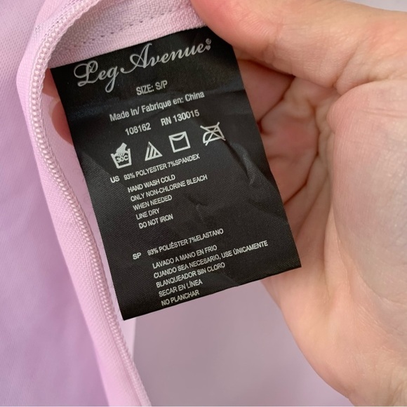 NEW Leg Avenue MERMAID HIGH NECK LONG SLEEVED MESH CROP TOP Zipper Back Cute - Picture 7 of 10